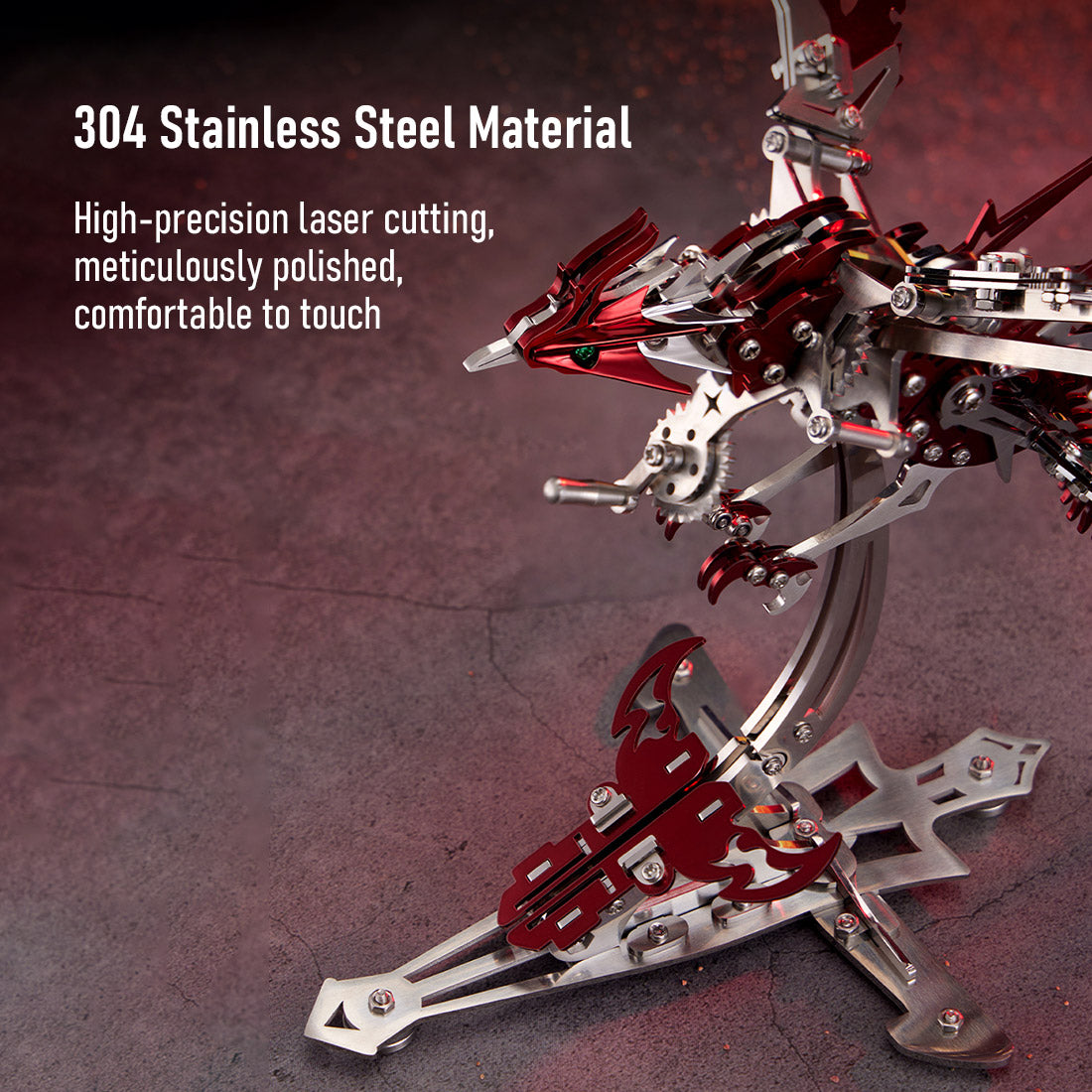 Mechanical Phoenix DIY Assembly 3D Metal Puzzle Model Kits 358PCS