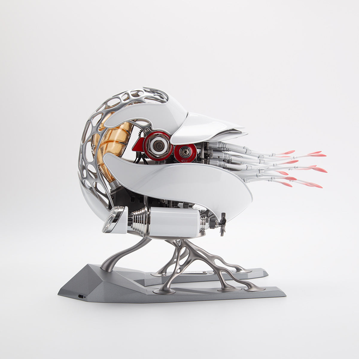 Build Your Own Working Nautilus Kits Kinetic Mechanical High-End 3D Metal DIY Sculpture with Light Pre-order