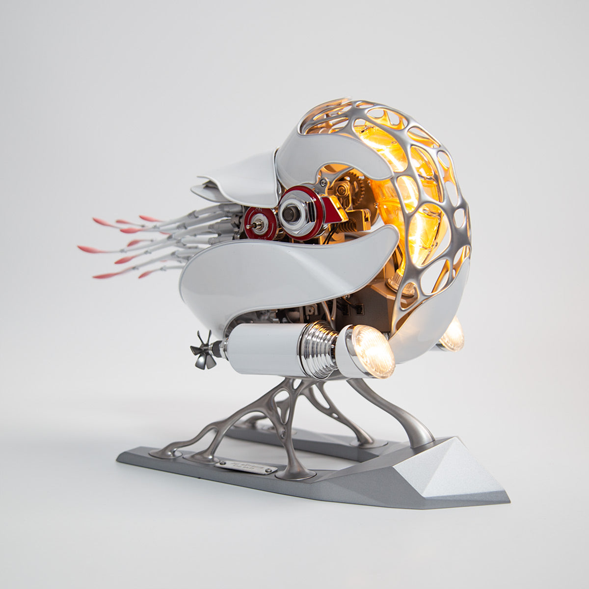 Build Your Own Working Nautilus Kits Kinetic Mechanical High-End 3D Metal DIY Sculpture with Light Pre-order