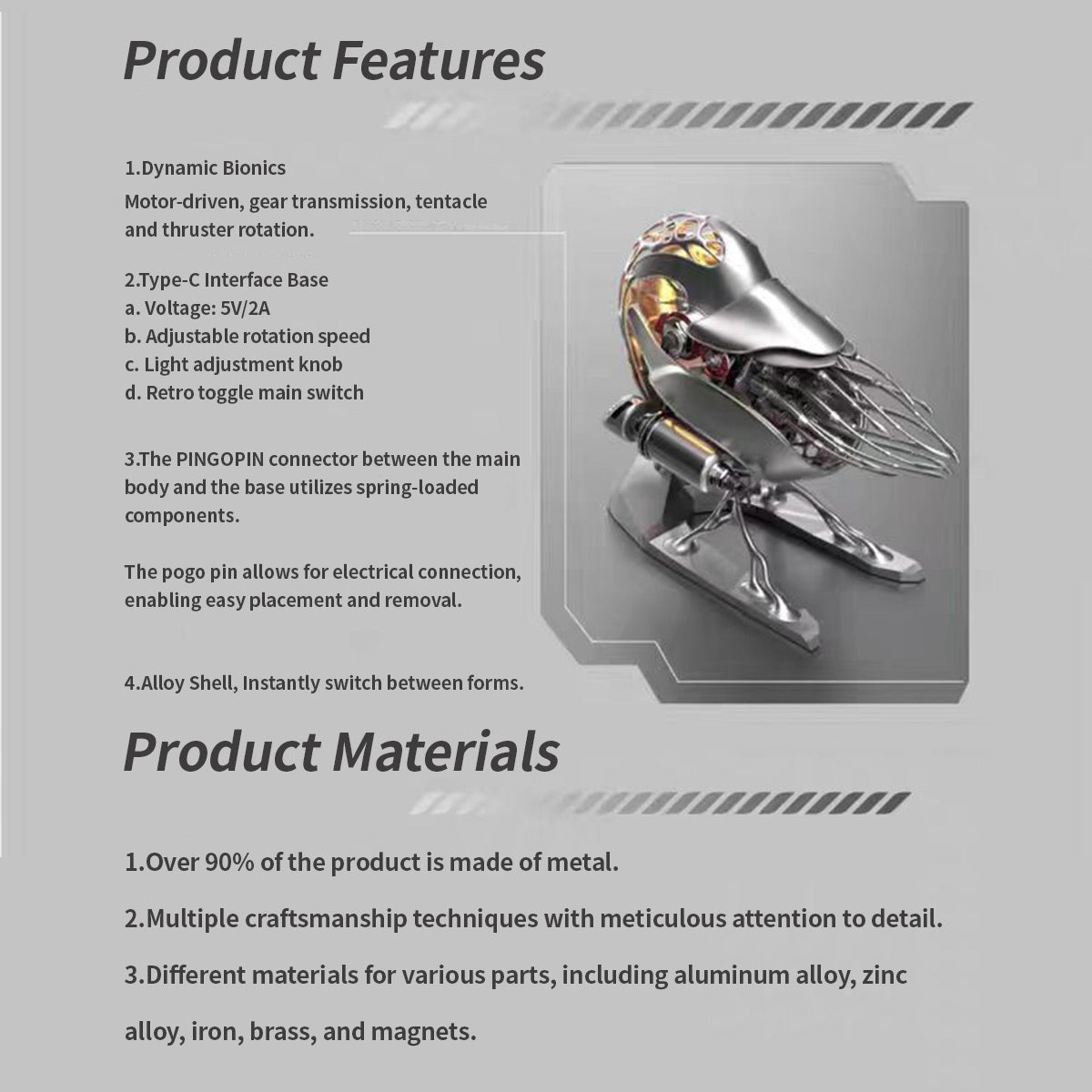 Build Your Own Working Nautilus Kits Kinetic Mechanical High-End 3D Metal DIY Sculpture with Light Pre-order