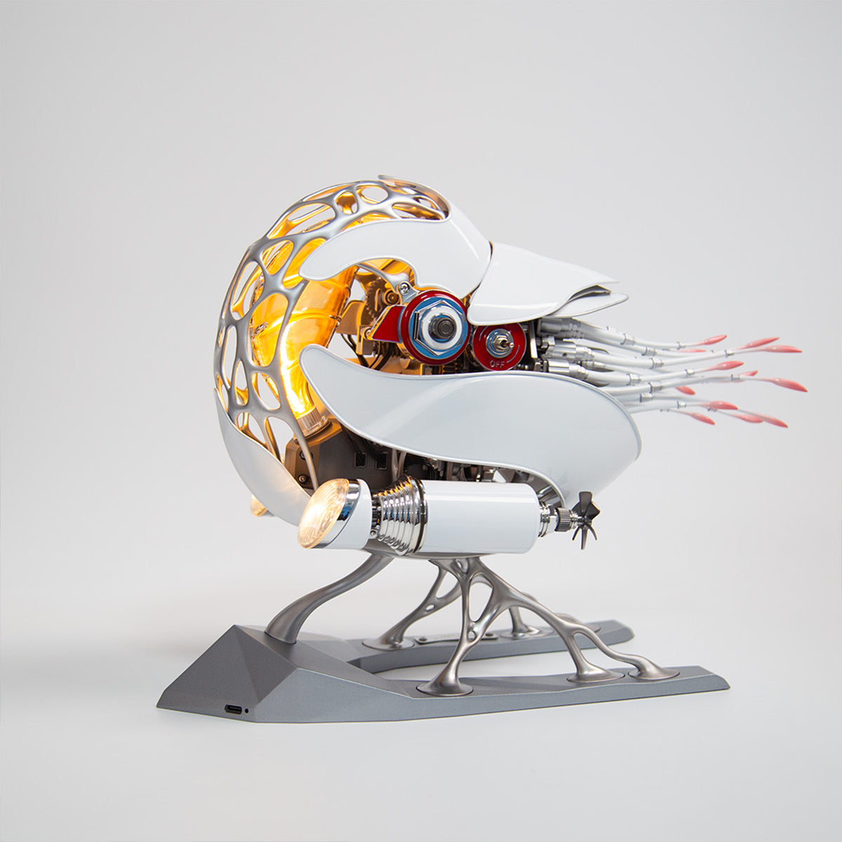 Build Your Own Working Nautilus Kits Kinetic Mechanical High-End 3D Metal DIY Sculpture with Light Pre-order