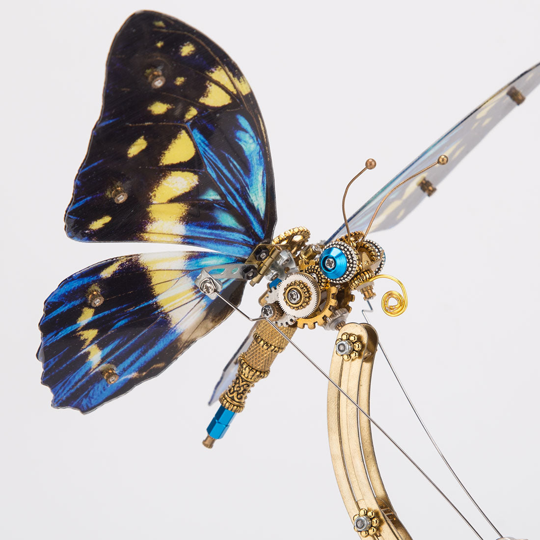 Mechanical 3D DIY Steampunk Butterfly Metal Model Building Kits with Music Box