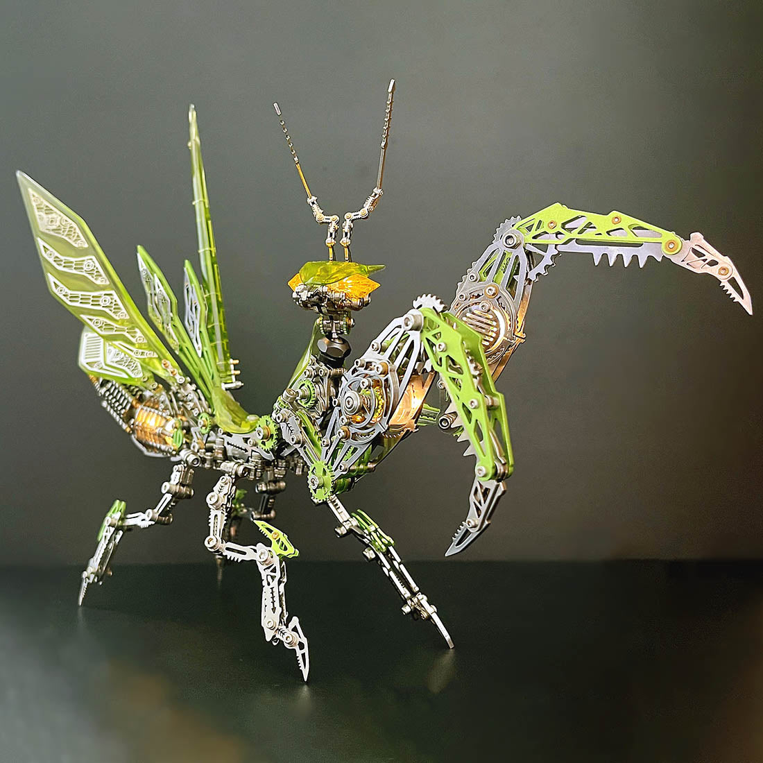 Mechanical Punk Mantis 3D Metal Model Kits DIY 1000+PCS