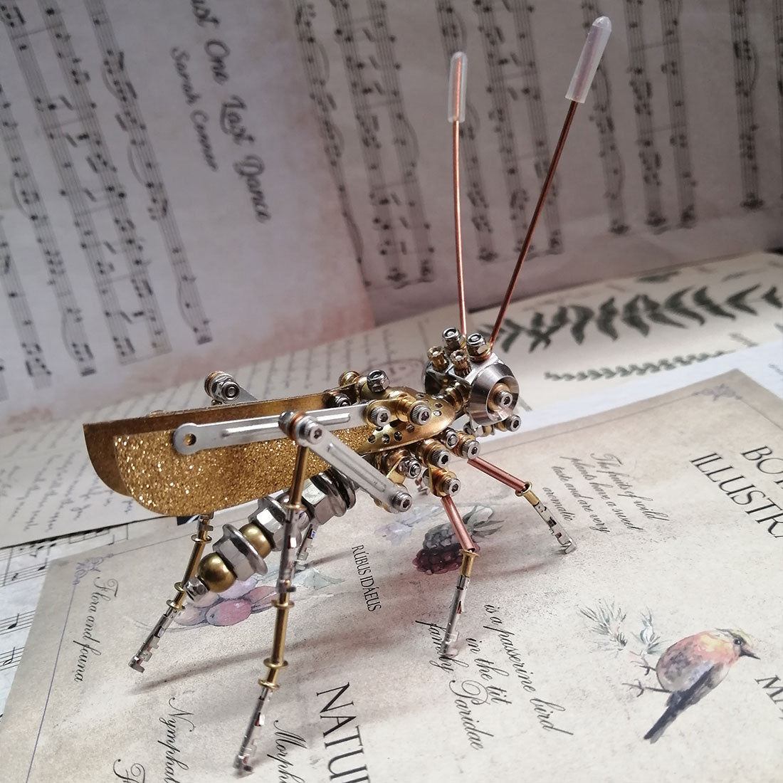 Steampunk Mini Grasshopper Swallowtail Wasp 3D Metal Puzzles
