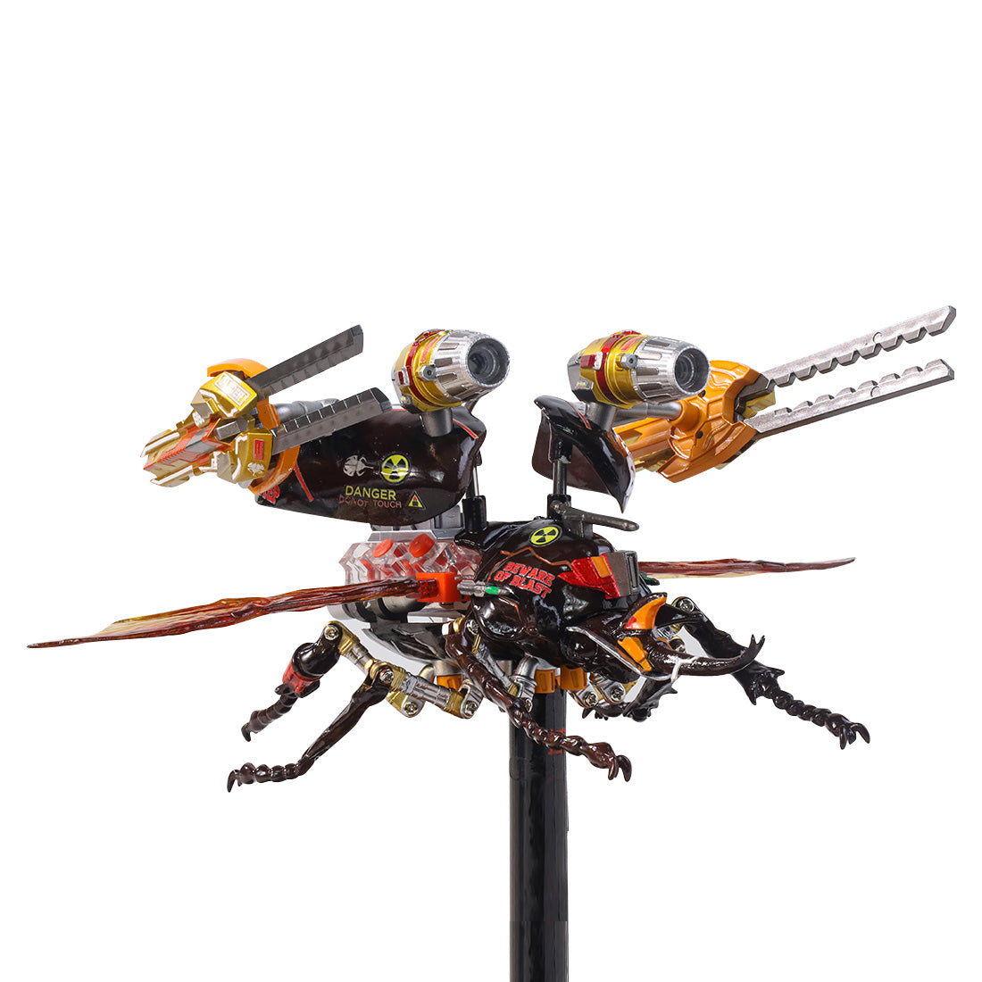 V8-Powered Rhino-beetle Mech with Moveable Wings Plastic Model Building Kits