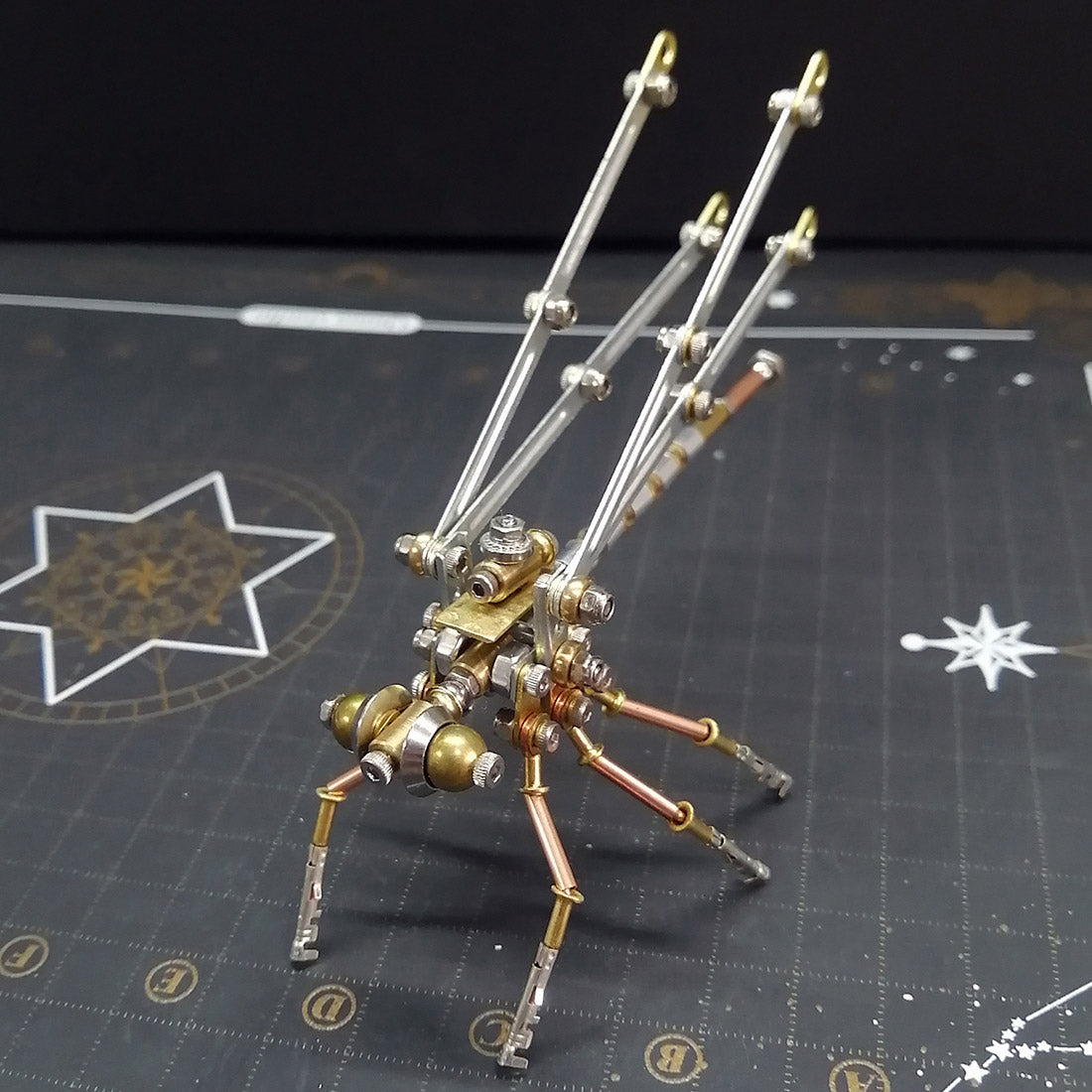3D DIY Steampunk Insect Damselfly Metal Mode Building Kit Toy