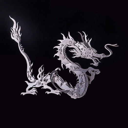 100Pcs+ DIY 3D Metal Dragon Assembly Building Kit