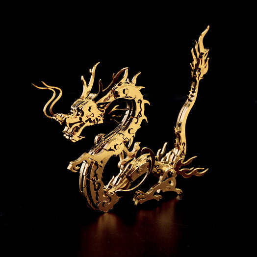 100Pcs+ DIY 3D Metal Dragon Assembly Building Kit