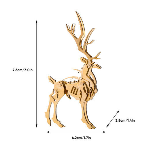 cs+ 200PDIY 3D Assembling Ornament Christmas Elk Model