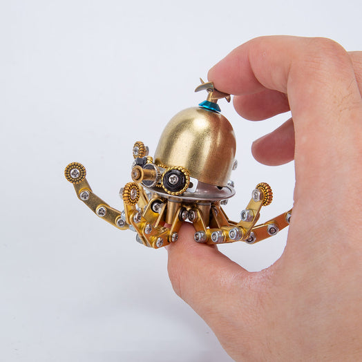 Christmas Advent Calendar With 7 Small Steampunk Deep Sea Animal Model Kits