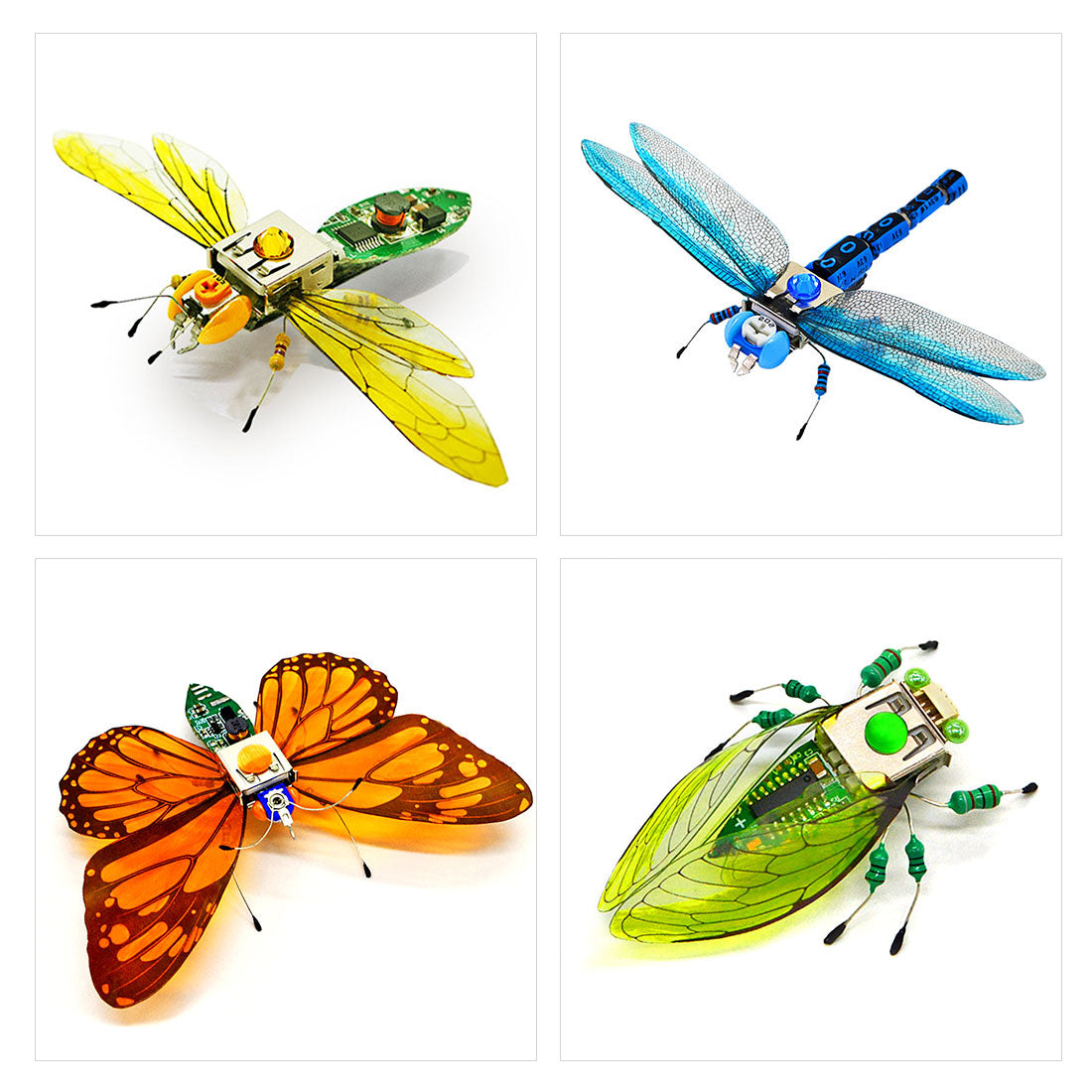 Insect Lore 3D Butterfly Stickers Big Pack, 8 per Pack, 6 Packs