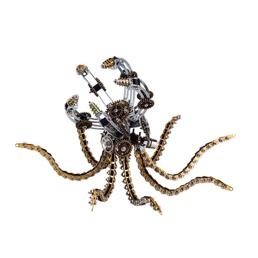 Octopus Lamp Metal Model Kits Steampunk Art DIY Deep Sea Mysterious Hunters